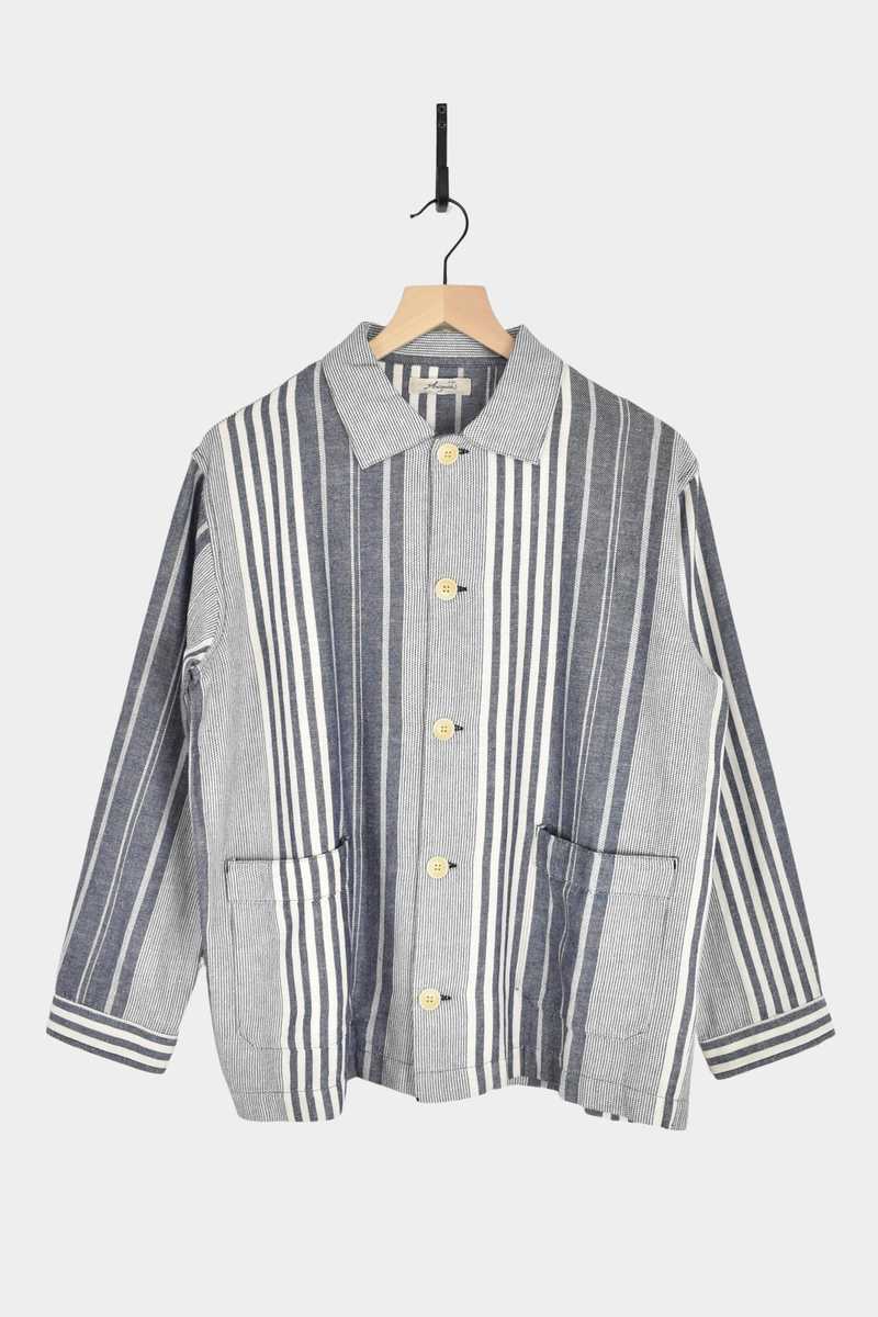 ICHI ANTIQUITES India Random Stripe Jacket - Navy