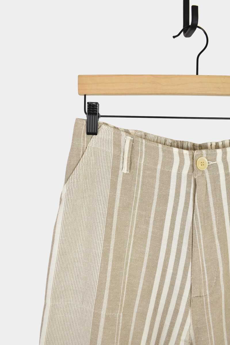 ICHI ANTIQUITES Random Stripe Pants - Natural