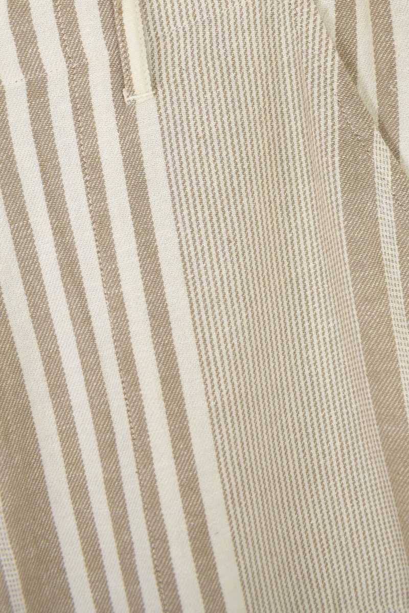 ICHI ANTIQUITES Random Stripe Pants - Natural