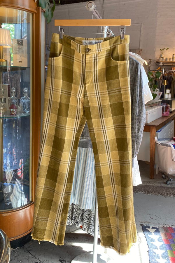 Alix of Bohemia Plaid Trousers