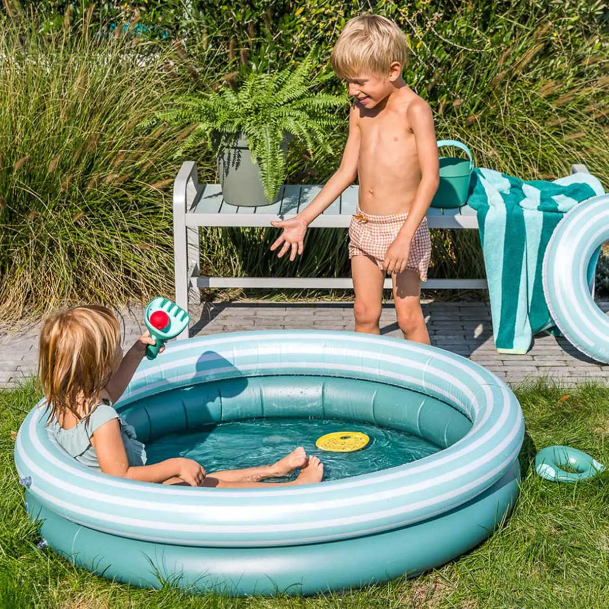 Quut Dippy 120cm Inflatable Pool - Green - Image 5 of 6
