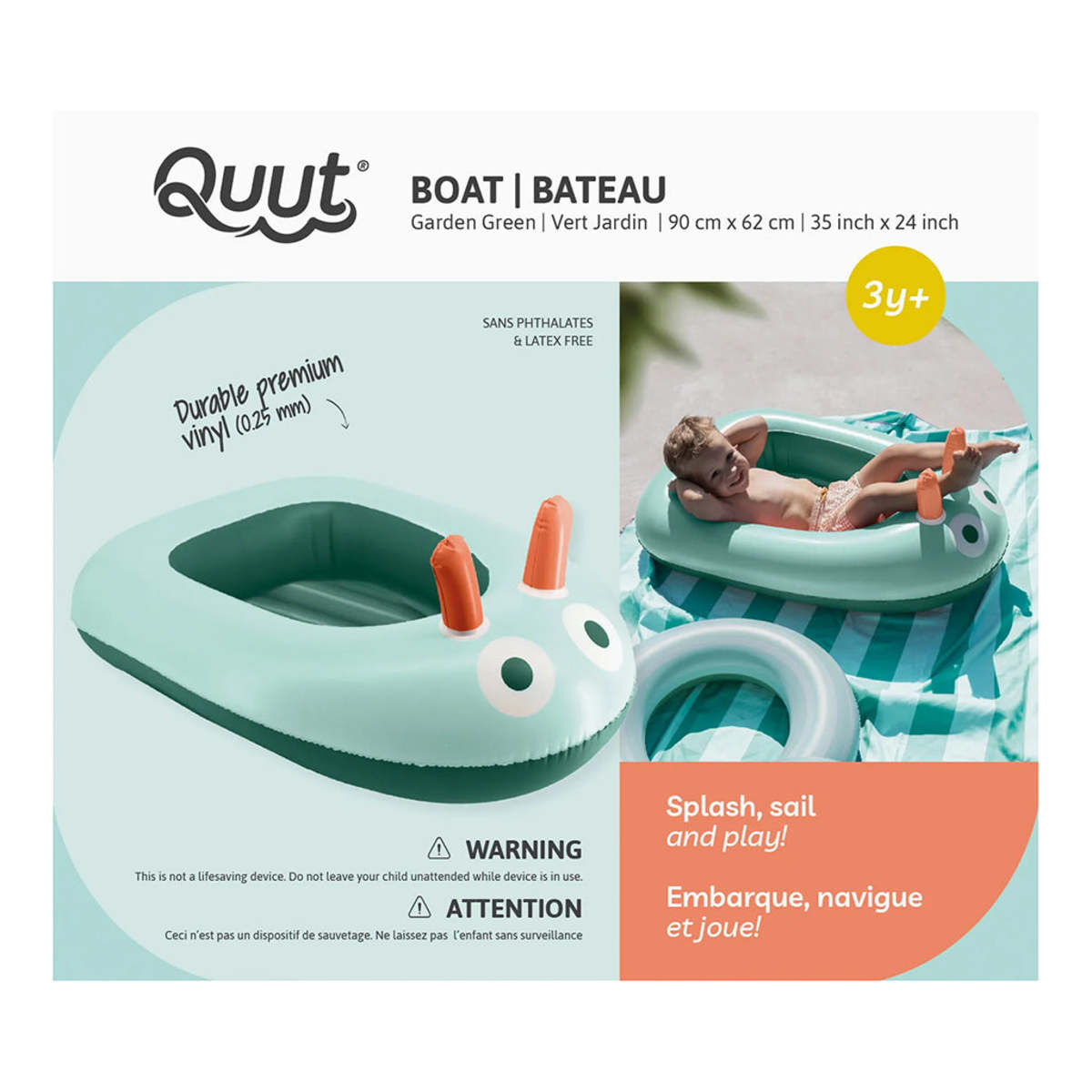 Quut Inflatable Boat - Garden Green - Image 4 of 4