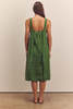 amente Back Tied Strap Dress - Green - Thumbnail 7