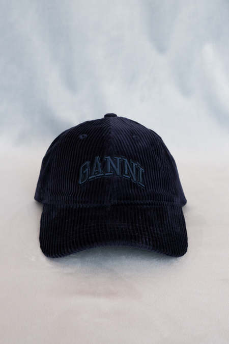 Ganni Corduroy Cap Hat - Sand | Garmentory