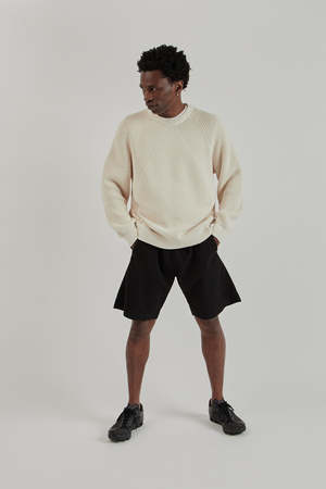 Batoner Signature Crew Neck - Ivory | Garmentory