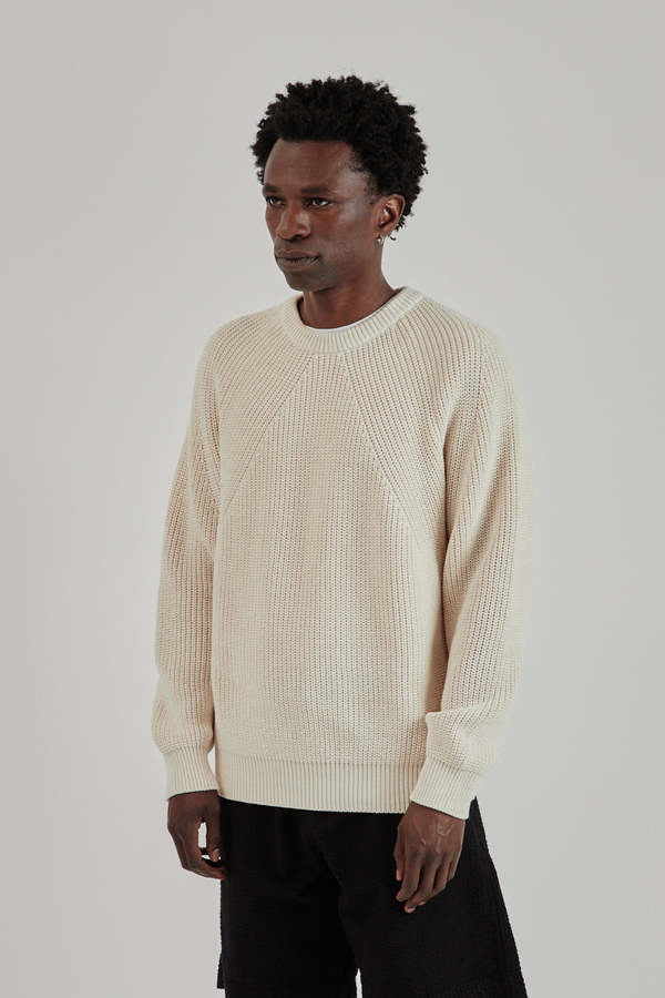 Batoner Signature Crew Neck - Ivory | Garmentory