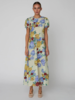 Stella Nova Flowered Cotton Midi Dress - Wild Flowers - Thumbnail 1