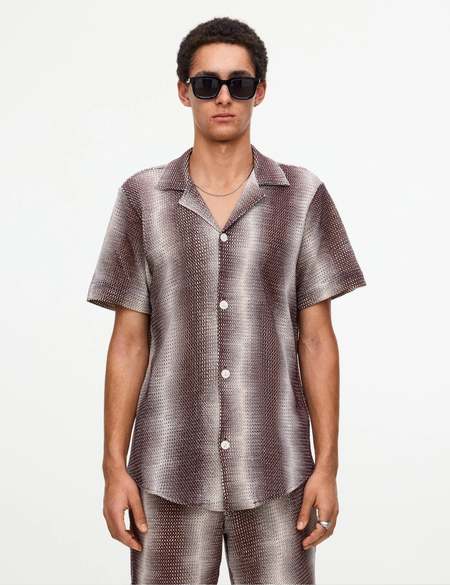 OAS Sサイズ　ポルトガル製 Hypnotise Cuba Net 半袖シャツ Oas Hypnotise Cuba Net Shirt | Garmentory