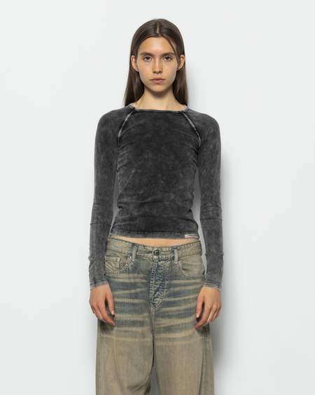 DIESEL トップス 楽天市場】DIESEL メンズ フーデッドスウェット ダメージ加工