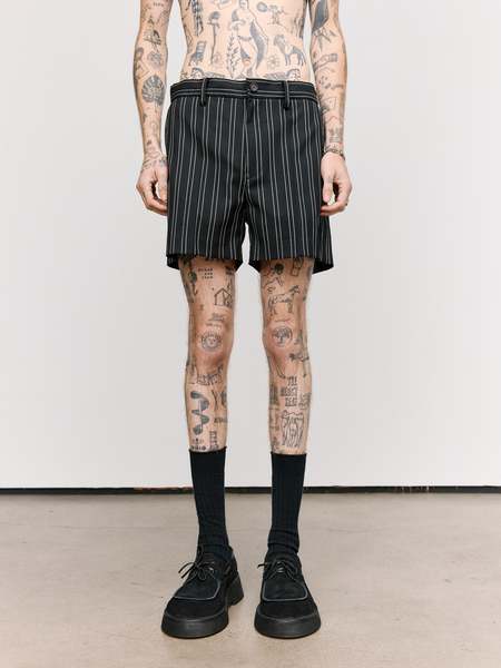 TAKAHIROMIYASHITA The Soloist. Wool Reverse Baggy Zipper Short