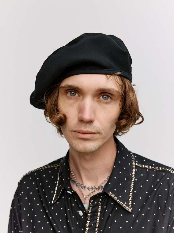 TAKAHIROMIYASHITA The Soloist. Wool Type 2 Beret - Black