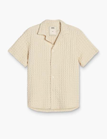 OAS Sサイズ　ポルトガル製 Hypnotise Cuba Net 半袖シャツ Oas Hypnotise Cuba Net Shirt | Garmentory