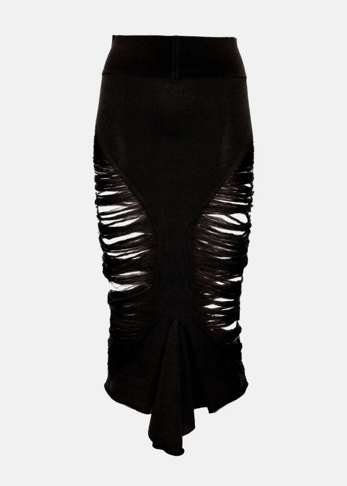 VIP【関税送料無料】希少 RICK OWENS BLACK WOOL SKIRT RICK OWENS | Knee Bias Midi Skirt | Women | Lane Crawford
