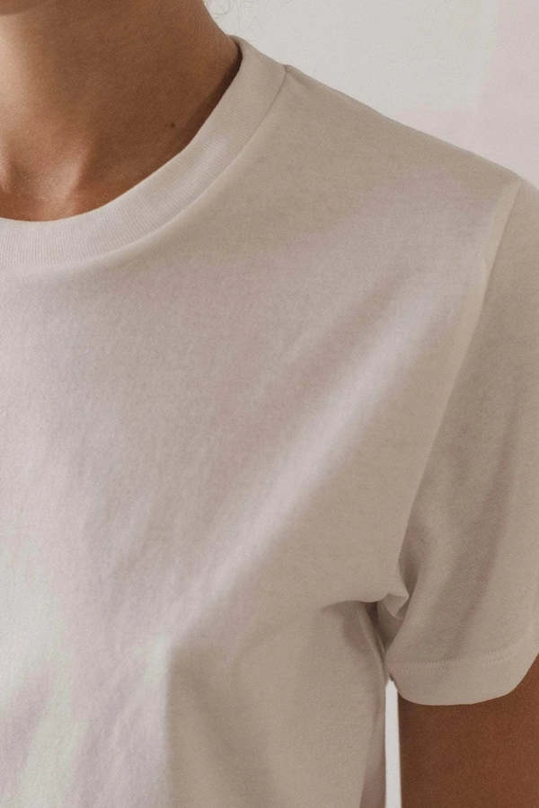 Baserange Regenerated Cotton Tee - Undyed
