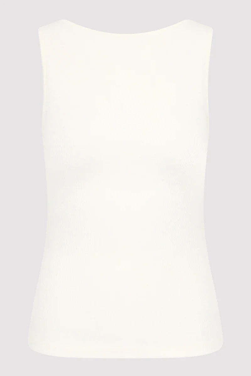 St. Agni Rib Bateau Cut Out Top