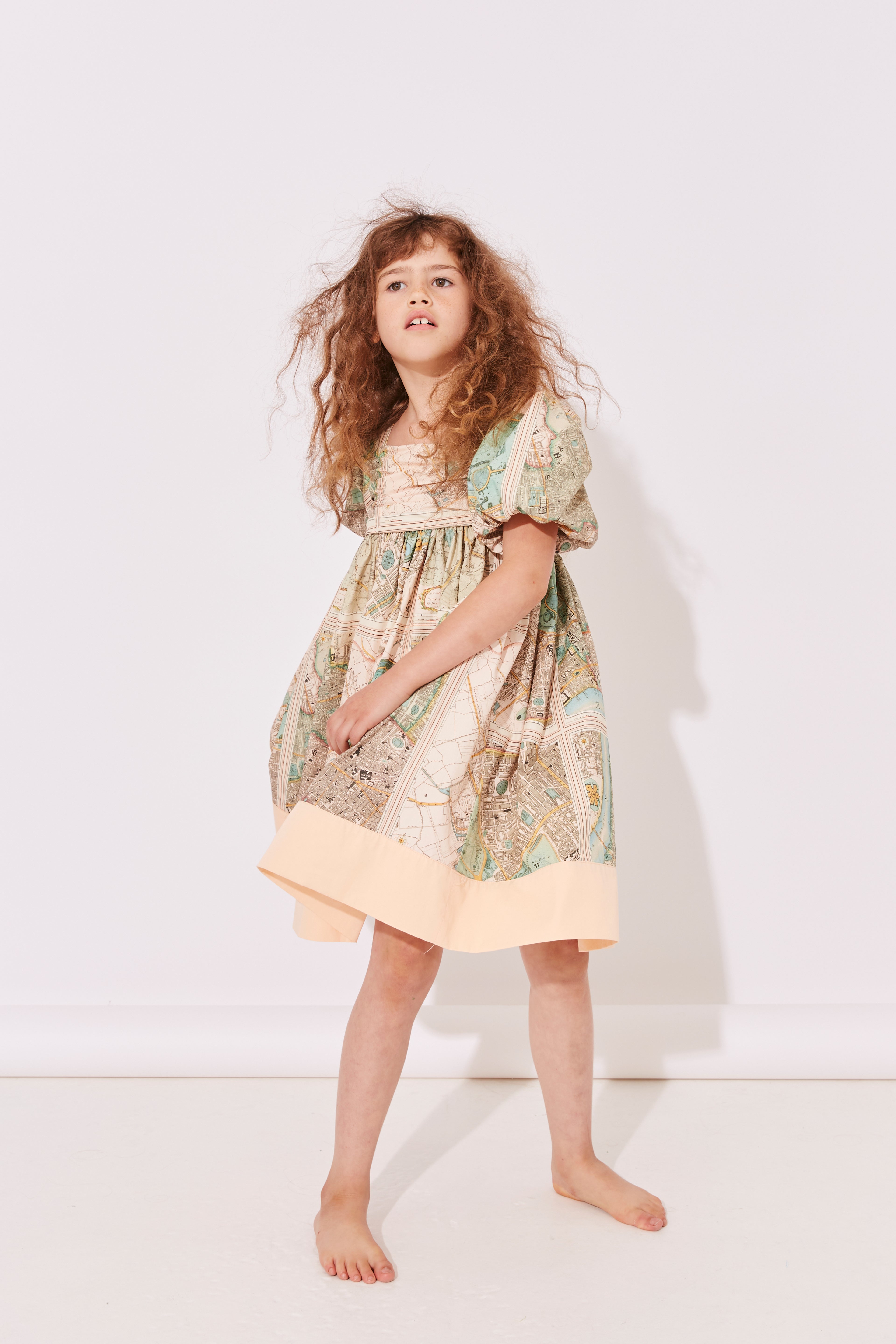 the middle daughter Stratosphere Dress - Old London Map | Garmentory
