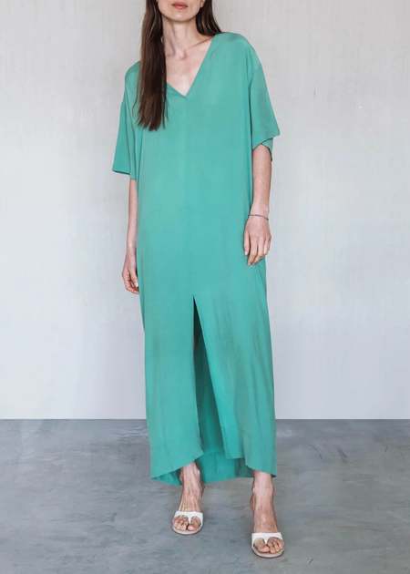 humanoid silk dress Humanoid Suad Satin Dress in Blue