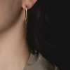 Victorious Crafts Oval Hoop Earrings - Thumbnail 4
