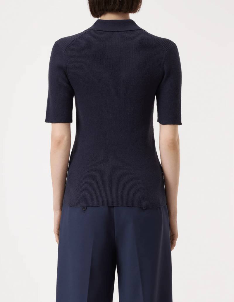 Closed Polo Short Sleeve Top