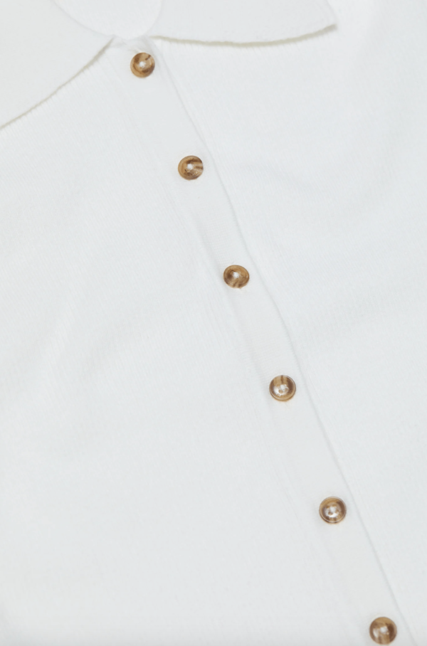 Closed Polo Short Sleeve Top