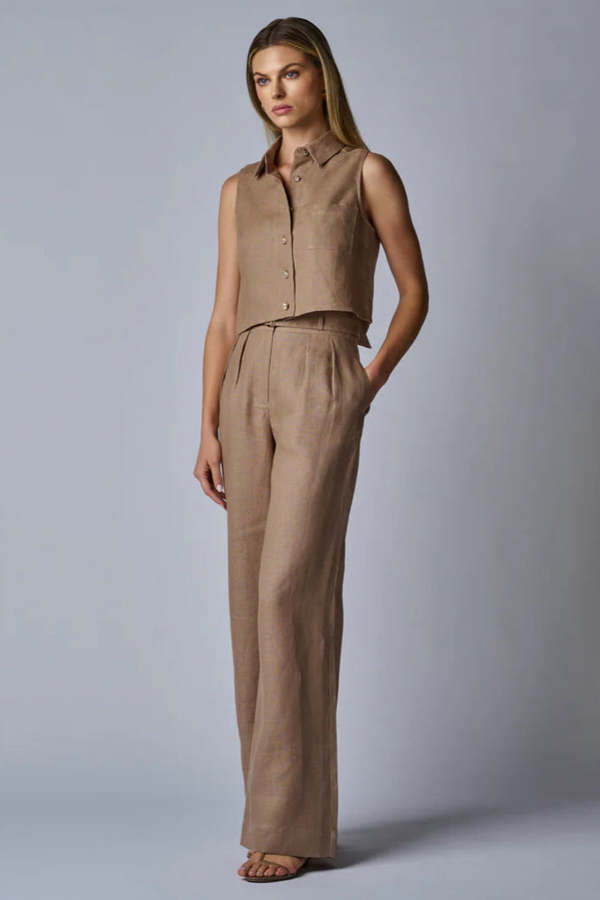 Hevron Alina Pant - Taupe