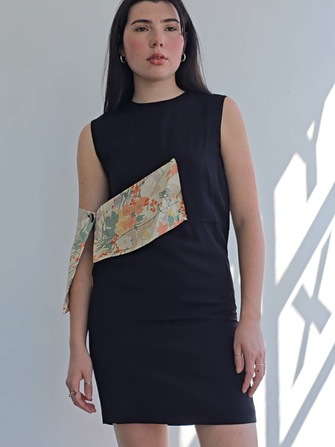 Celine Phoebe Philo Asymmetric Sleeve Shift Dress | Garmentory