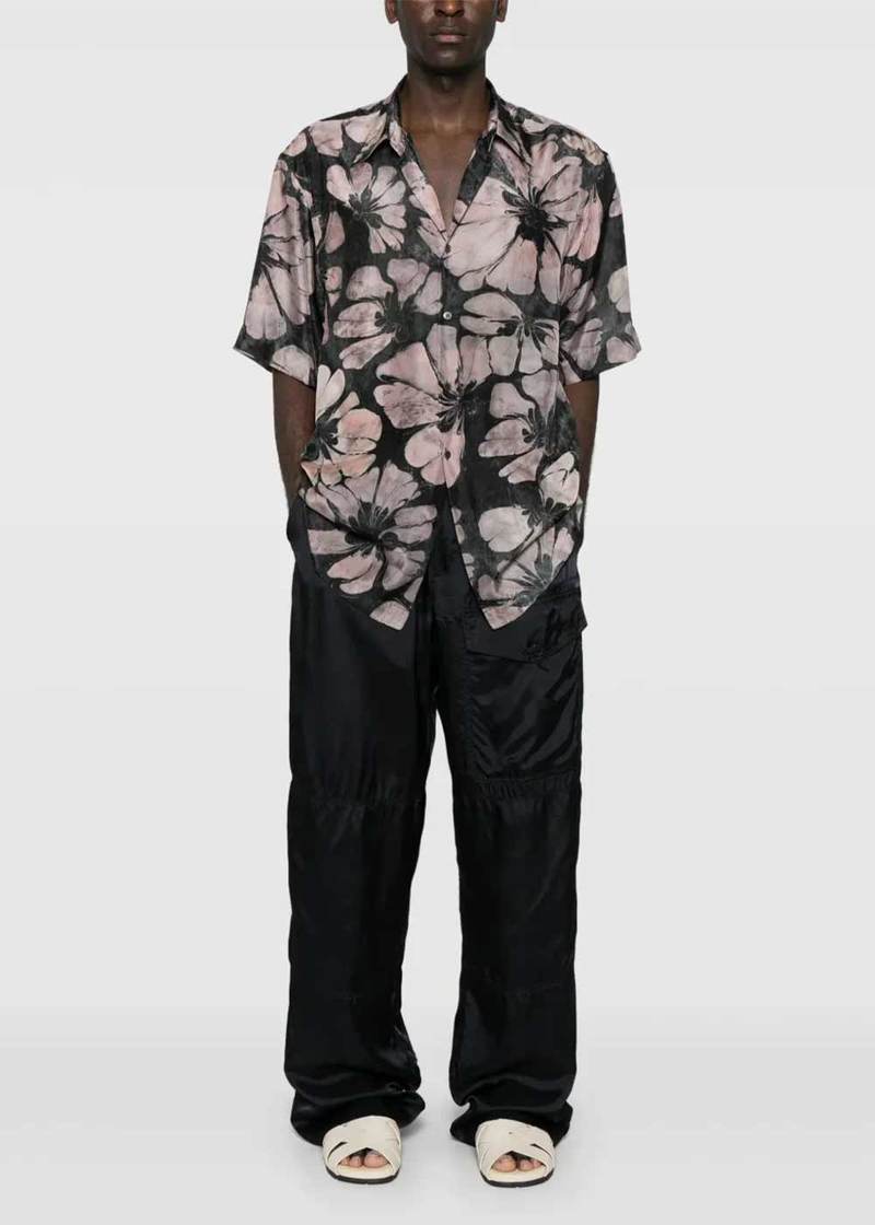 Dries Van Noten Pannoch 1427 M.W Pants - Navy | Garmentory