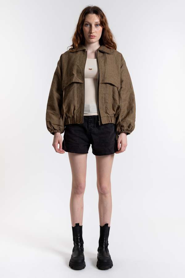 Deiji Studios Double Layered Jacket - Pine Check | Garmentory
