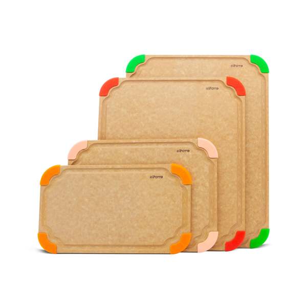 Elihome 4 Piece Cutting Wise Cutting Board Set Elihome 4 Piece Cutting Wise Cutting Board Set