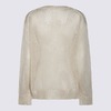 Jil Sander Silk Knitwear - Chalk - Thumbnail 2