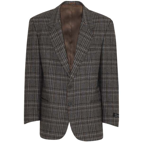 Tierre (Italy) 90s, Darill Oates 1897, Zigzag Weave, 70/30 Wool-Cashmere, Highland Tweed