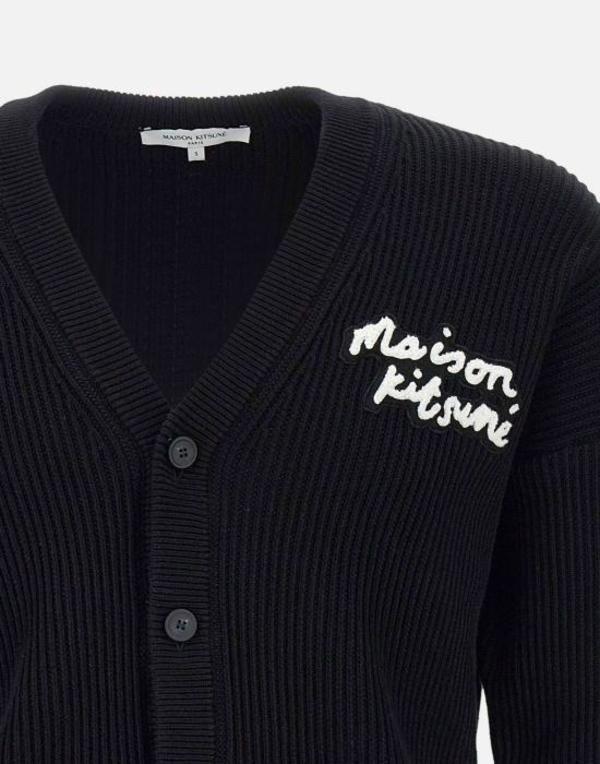 Maison Kitsun Cardigan - Black