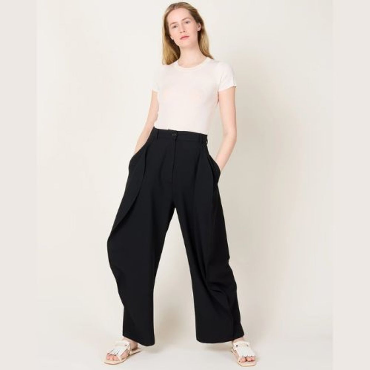 Henrik Vibskov バルーンパンツ ブラック Henrik Vibskov Ants Pants, Black – Glasswing