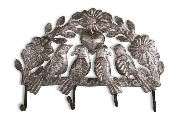 Beadworx Four Birds Hook 3D Wall Hook