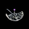 Beadworx Minimal Sting Ray Figurine - Thumbnail 1