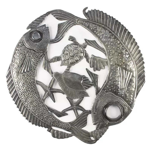 Beadworx New Fishes Lid Wall Art