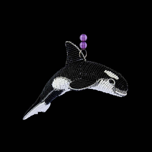 Beadworx Orca Baby Set of 2 Figurine