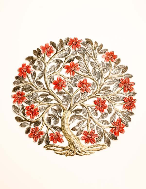 Beadworx Painted Dynamic Tree Wall Art