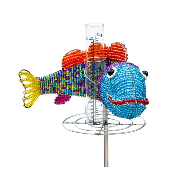 Beadworx Rain Gauge Fish Set of 2 Beadworx Rain Gauge Fish Set of 2
