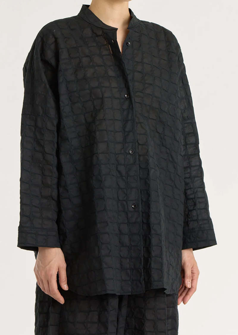 Black Crane Ripple Finish Shirt Black Crane Ripple Finish Shirt