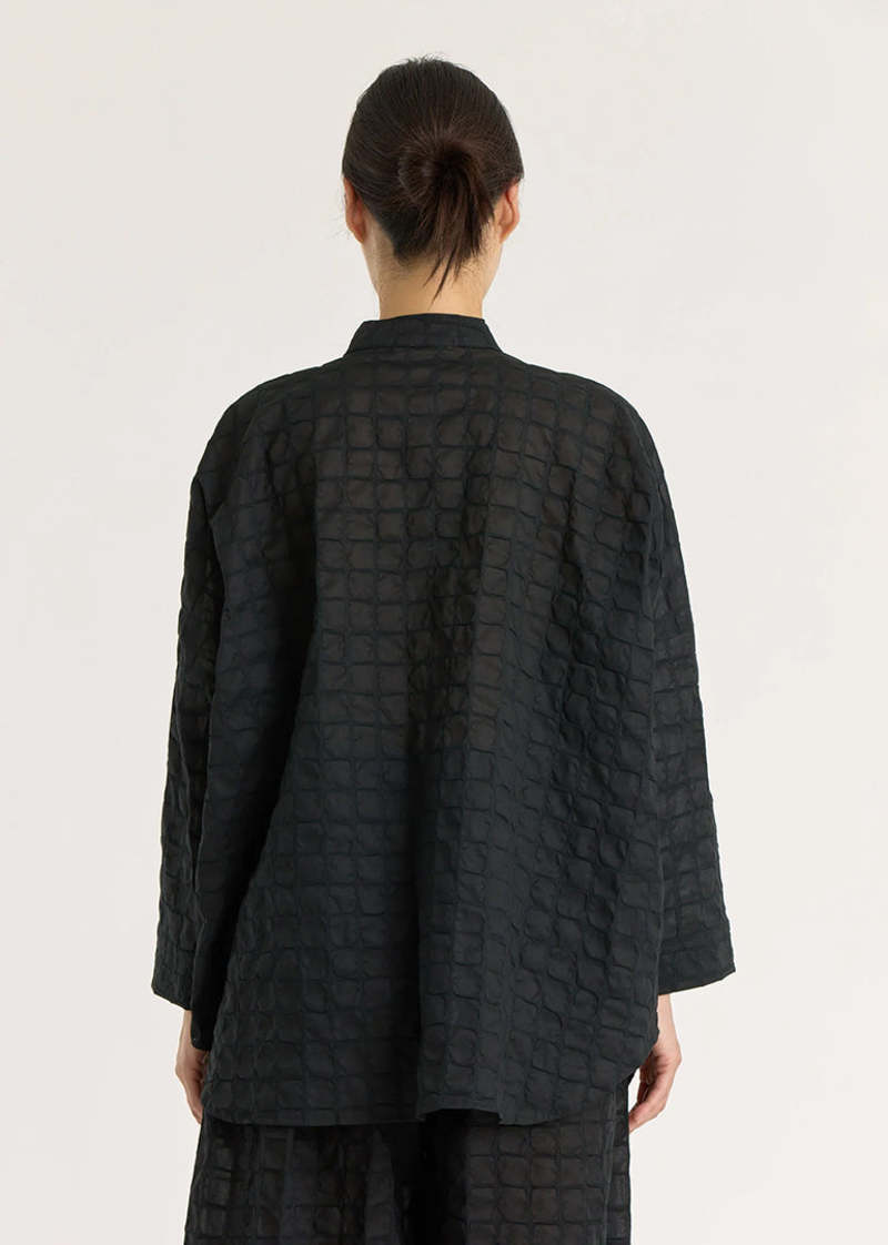 Black Crane Ripple Finish Shirt Black Crane Ripple Finish Shirt