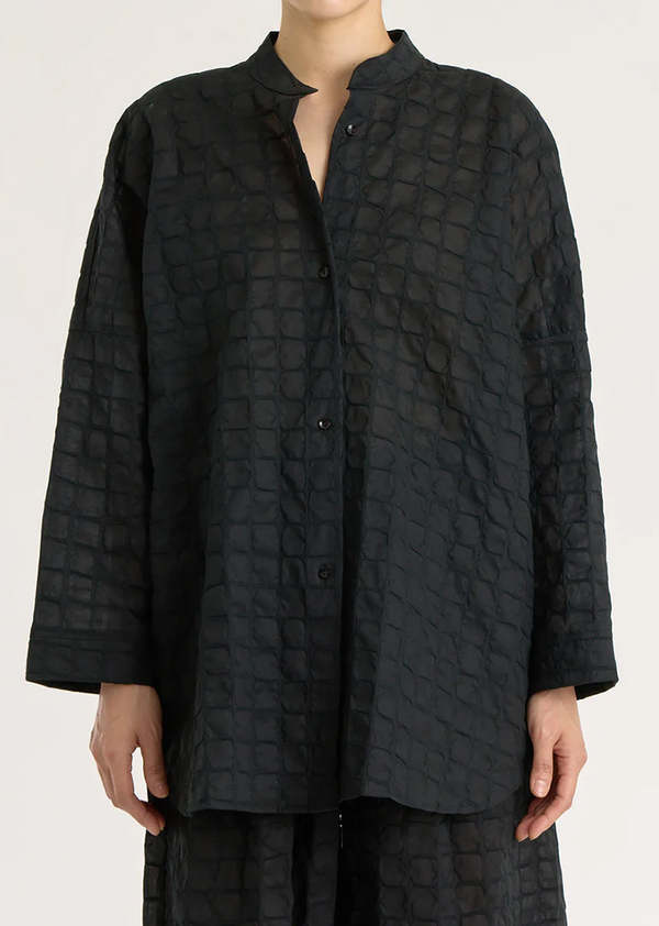Black Crane Ripple Finish Shirt Black Crane Ripple Finish Shirt