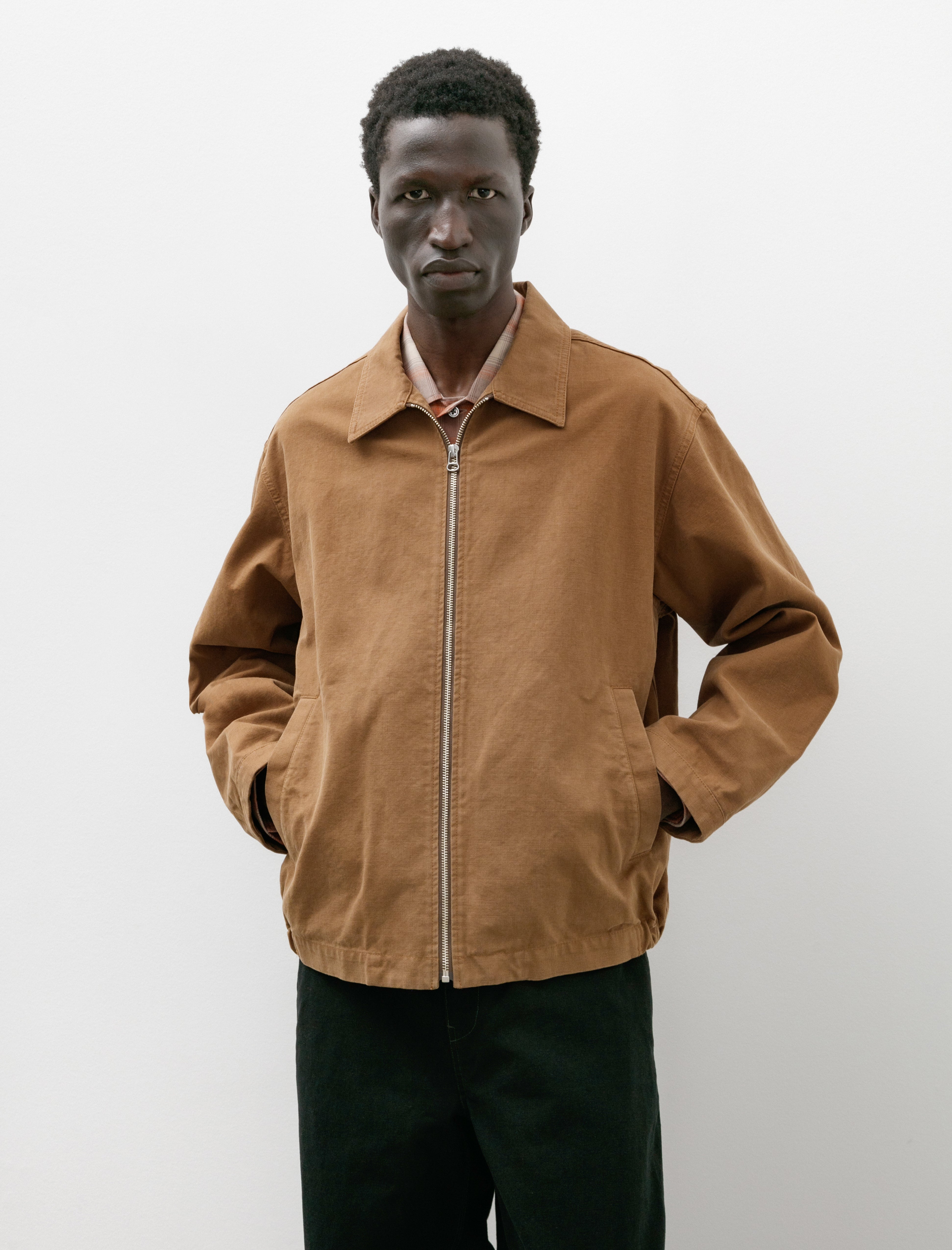 Ernie Palo Cotton Nidom Zip Blouson Jacket | Garmentory