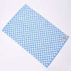House Of Nunu Bath Mat - Sky Blue Checks - Thumbnail 1