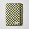 House Of Nunu Bath Towel - Olive Green Checks - Thumbnail 2