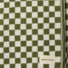House Of Nunu Bath Towel - Olive Green Checks - Thumbnail 3