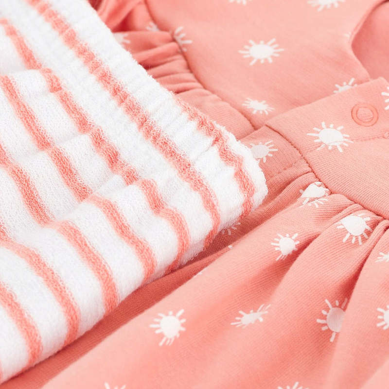 KIDS Petit Bateau Baby Two Piece Set - Orange