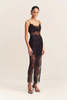 Shona Joy Labyrinth Lace Maxi Dress - Black - Thumbnail 3