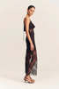 Shona Joy Labyrinth Lace Maxi Dress - Black - Thumbnail 4