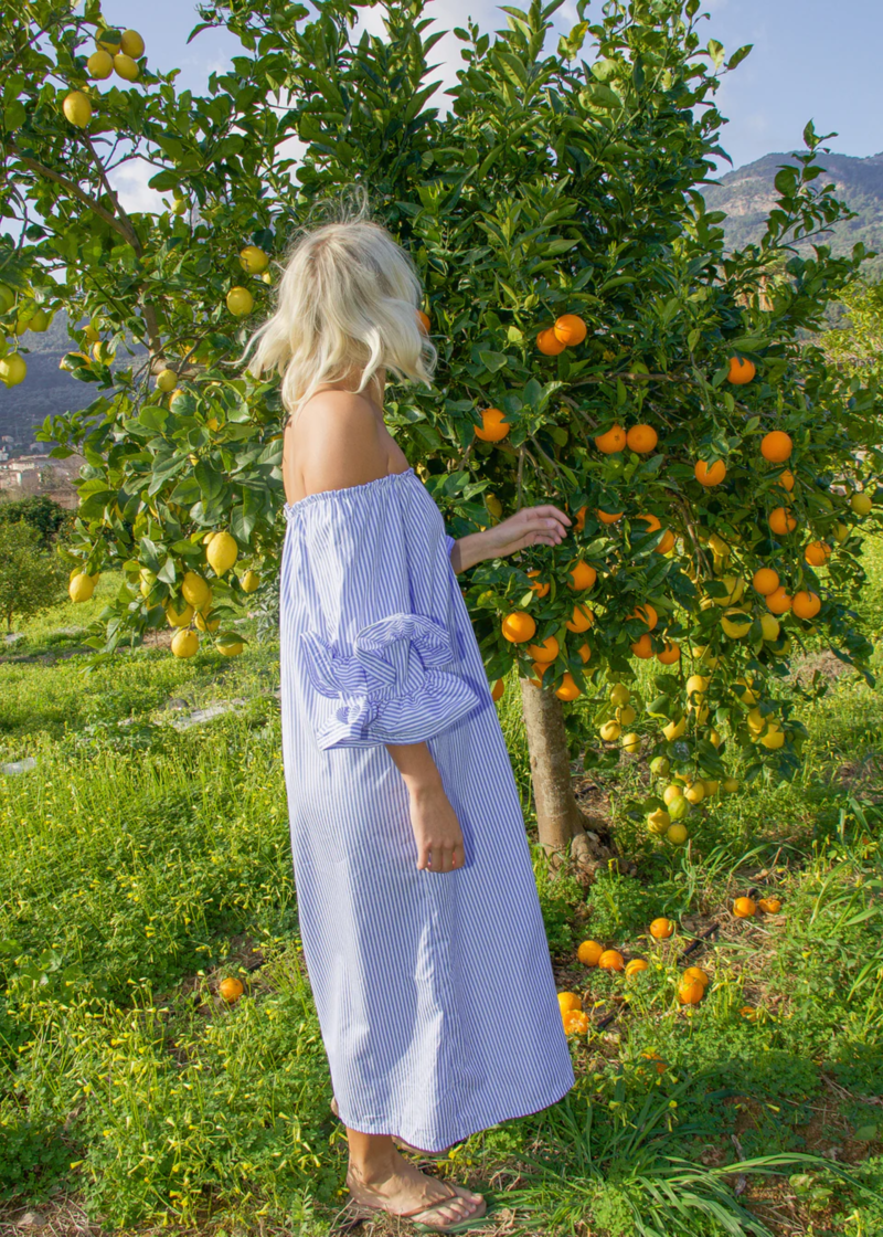 CRAS Itacras Dress - Blue/White Striped